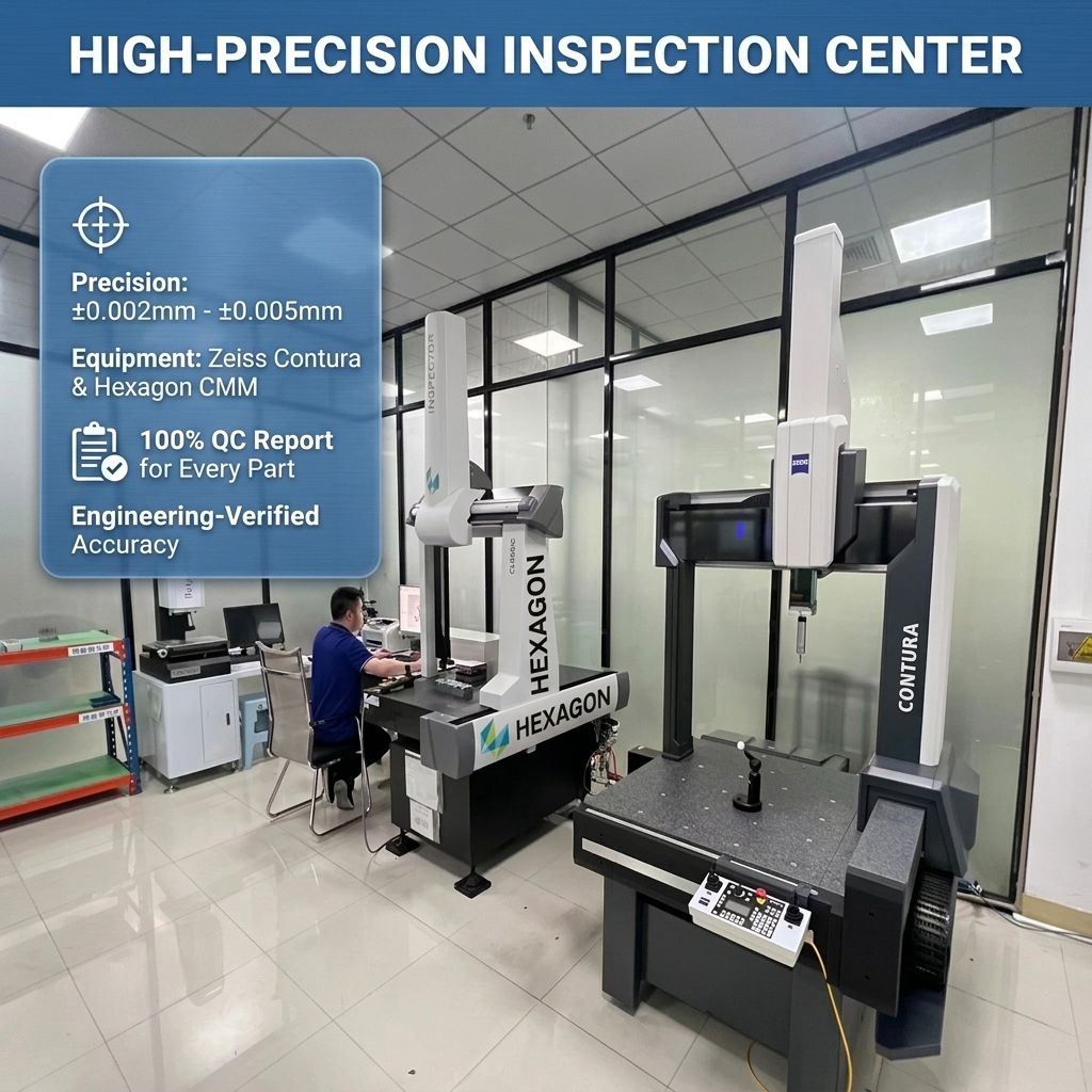 High precision inspection centre with Zeiss Contura and Hexagon CMM measuring mould components at Cents Mould
